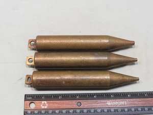 Vintage Brass 20 oz Plumb Bob, Unbranded, Qty 3 - Picture 1 of 1