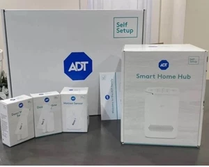 ADT+ Self Setup Alarm System + Door/Window and Motion Sensors + ADT Yard Sign - Picture 1 of 1