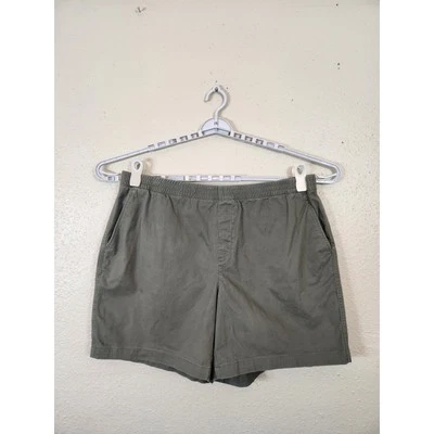 Pantalones Cortos Lands' End Tiro Medio Cintura Elástica Informales Cómodos Verde Oliva 20W Foto 1 de 4