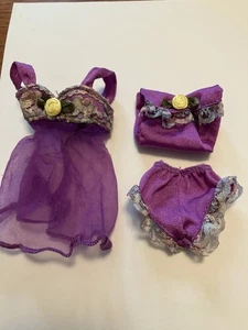 Barbie Fashion Avenue Collection Fancy Frills Purple Lingerie Set  - Picture 1 of 2
