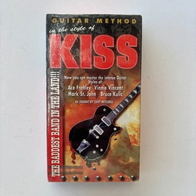 SEALED Guitar Method In The Style Of KISS (1997) VHS Guitar Lessons Ace Frehley - Image 1 of 4