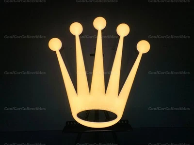 Letrero de distribuidor ROLEX - Letrero grande de tienda de relojes suizos hallazgo raro - Daytona Oyster Foto 1 de 3