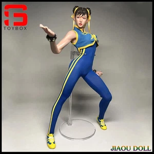 JO21X-60 1/6 Chun Li Cosplay Bodysuit Costume for 12" Female Figure - Picture 1 of 12