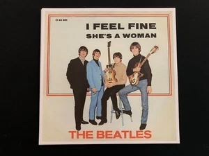 The Beatles Singles Collection Kunstdruck 12x12 limitierte Lithographie I Feel Fine - Bild 1 von 1