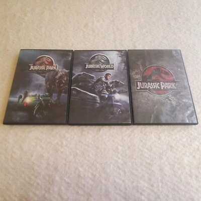 Jurassic Park, Jurassic World Jurassic Park 3 (DVD) Wide Screen 3 DVD LOT!! - Image 1 of 3