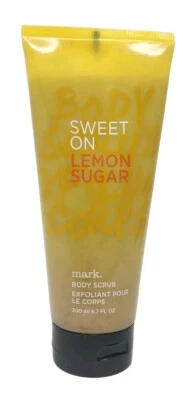 Avon Mark Sweet On Lemon Sugar Body Scrub Exfoliator 6.7 oz Sealed New Old Stock - Image 1 of 2