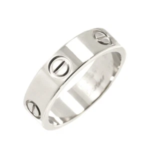 Cartier Love Ring 18K White Gold 750 size55 6.75-(US) 90278681 - Picture 1 of 7