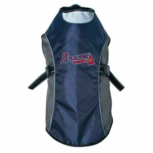 ATLANTA BRAVES DOG CAT PREMIUM REFLECTIVE JACKET VEST CHOOSE SIZE - Picture 1 of 1