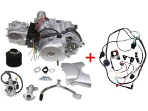 Lifan 4-Stroke Semi-Auto 125cc Electric Start Engine Motor Kit + Wiring Harness - Bild 1 von 12
