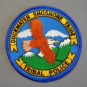 Parche Policía Tribal Duckwater Nevada Shoshone ++ Como Nuevo NV - Imagen 1 de 1
