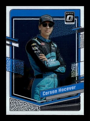 5-05-25 PWE . 2024 donruss nascar #6 carson hocevar OPTIC CHROME - Image 1 of 2