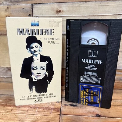 Marlene VHS VCR Video Tape Used Movie  Maximilian Schell Alive Films - Image 1 of 3