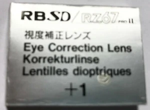 【UNUSED】Mamiya Eye Correction Lens +1 514583 for RB67SD / RZ67Pro II #28-12 - Picture 1 of 2