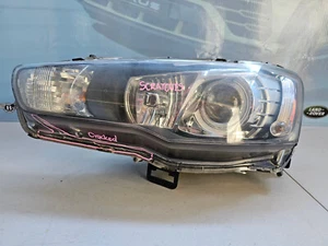 2008-2015 MITSUBISHI LANCER LEFT SIDE HID XENON HEADLIGHT OEM USED - Picture 1 of 13
