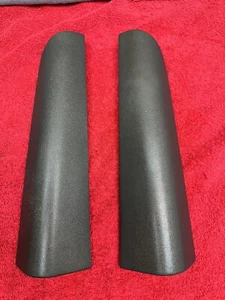 95-97 Chevy S10 S-10 GMC Sonoma DARK GRAY Power Window Delete Trim Panels PAIR - Picture 1 of 11