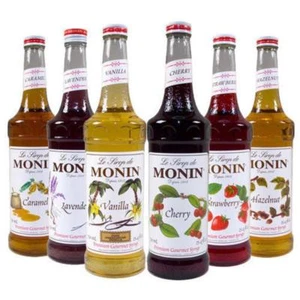 Monin Premium Flavored Syrups - 750ml Glass Bottles for Coffee, Soda and more!!! - Picture 1 of 67