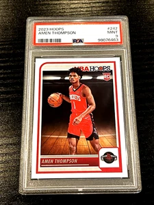 2023-24 Panini NBA Hoops - Rookies Amen Thompson #242 (RC) - Bild 1 von 2