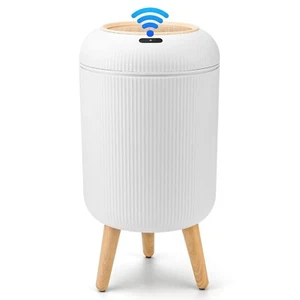 Pukomc Smart Sensor Wastebasket Hand Free Touchless 2.6 Gallon - Picture 1 of 7