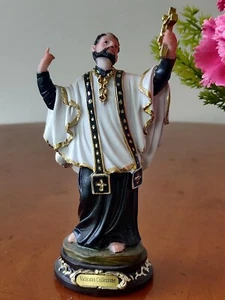 Statua da tavolo San Saverio regalo cristiano statuina da esposizione - Foto 1 di 6