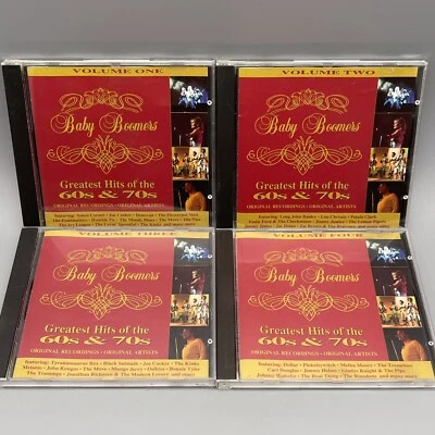 Baby Boomers-Greatest Hits of the 60s & 70s Vol.1-Vol.4 (4CD Bundle) Zustand gut - Bild 1 von 4