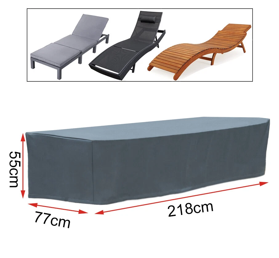 ESITURO Abdeckung Gartenmöbel Schutzhülle Abdeckhaube Abdeckplane Wasserdicht218x77x55cm