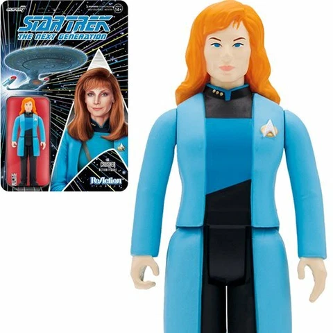 Dr. Crusher Star Trek Next Generation Super 7 Reaction Action Figure Cover