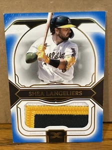 2024 Topps Definitive Collection Shea Langeliers Jumbo Patch Relic 02/30 DJRC-SL - Picture 1 of 3