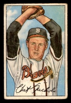 1952 Bowman Baseball #120 Chet Nichols PR *h1 - Image 1 of 2