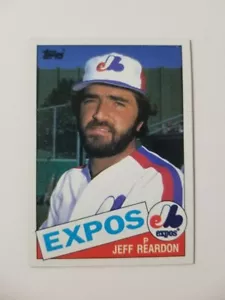 JEFF REARDON 1985 TOPPS BASEBALLKARTE #375 MONTREAL EXPOS - Bild 1 von 2