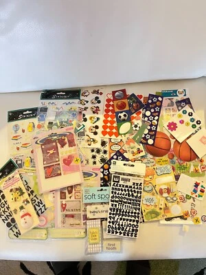 BIG LOT OF STICKERS FOR SCRAP BOOKING DIFFERENT THEMES - Image 1 of 3