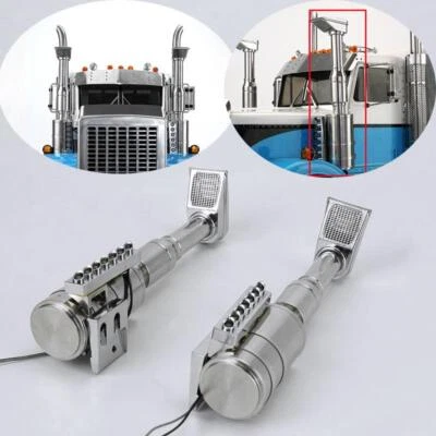 LESU Air Filter with LED Daylight for 1/14 For TAMIYA Tractor Truck Spare Parts - Image 1 of 4