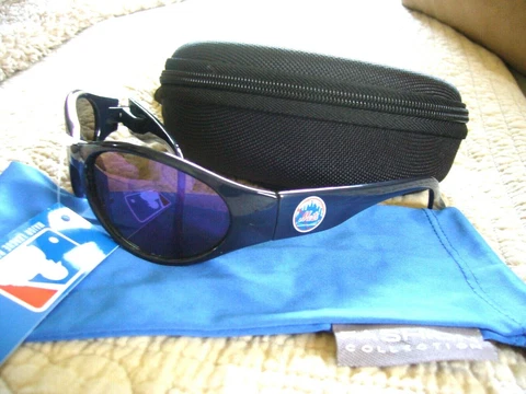New York METS Sunglasses MLB Sports Major League BASEBALL Glasses & CASES -METS1 Cover