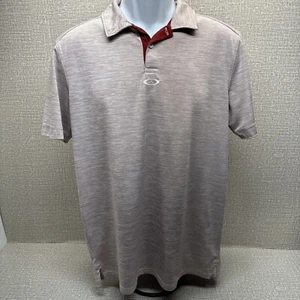 Oakley Heather Maroon Dri-Fit Poloshirt mit Logo Gr. Large NEUWERTIG! - Bild 1 von 10