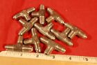 Lot of 10  STAINLESS MALE JIC-4 (1/4") 37°  BRANCH TEE