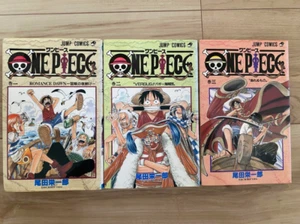 ONE PIECE Volume 1 published in 1997 Volume 2 Volume 3 First Edition Good cond - Picture 1 of 11
