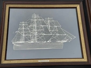 Handmade Sterling Silver Clipper Ship Cutty Sark Franklin Mint 1976 - Picture 1 of 10