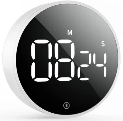 Digitaler Küchentimer Magnetischer Countdown Timer mit 3 Lautstärkestufen Eieruh - Bild 1 von 4