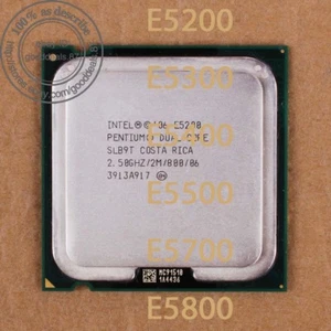 Intel Pentium Dual-Core E5200 E5300 E5400 E5500 E5700 E5800 Socket 775 Processor - Bild 1 von 7