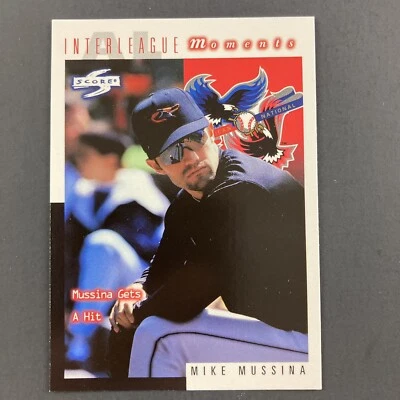 Mike Mussina 1998 Score Interleague Moments Card #258 MLB Baltimore Orioles - Image 1 of 2