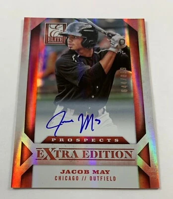 2013 Panini Elite Extra Edition Jacob May Autograph Auto Card 644/899 AR28 - Image 1 of 2