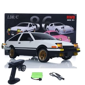 1/18 LDRC LD1801 RC Drift Racing Vehicles Car RWD AE86 Flip Light Gyroscope - Picture 1 of 22