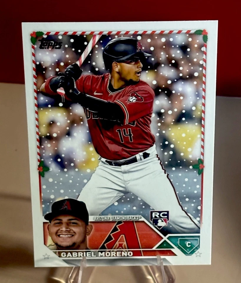 2023 Topps Holiday - Variation Gabriel Moreno #H93 (RC) - Image 1 of 1