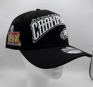 Philadelphia Eagles Conference Champions Sideline Cap Hat Super Bowl LIX NEW - Picture 1 of 8