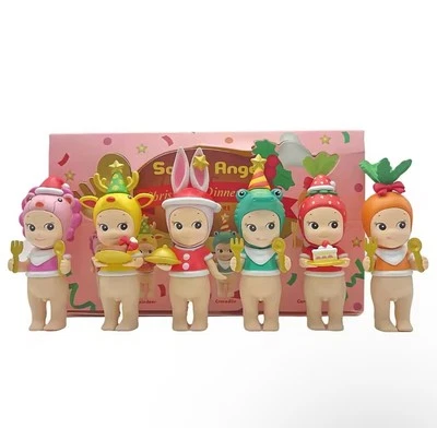 Sonny Angel Christmas Dinner Series Series Blind Box Figure Sealed Full Set