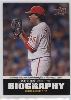 2010 Upper Deck Season Biography Pedro Martinez #SB-148 HOF - Image 1 of 2