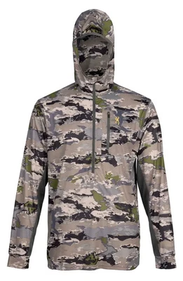 Browning Early Season Hooded Shirt Lightweight Ovix Camo Men's Size: Small - Image 1 of 4