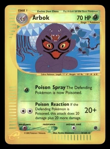 Moderated Played Arbok 3/165 Reverse Holo Expedition Base Set Rare - Bild 1 von 2