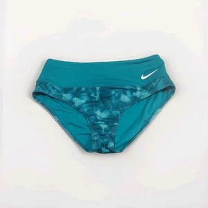 Nike Teal Cloud Dye High Waisted Swimsuit Bikini Bottoms. Size Large. - Picture 1 of 7
