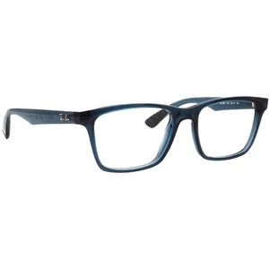 Occhiali da vista Ray-Ban RB 7025 5719 blu trasparente montatura quadrata 55[]17 145 - Foto 1 di 6