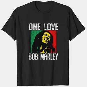 Bob Marley One Love Crewneck Unisex T-Shirt Reggae Shirt Gifts For Fan Shirt - Picture 1 of 3